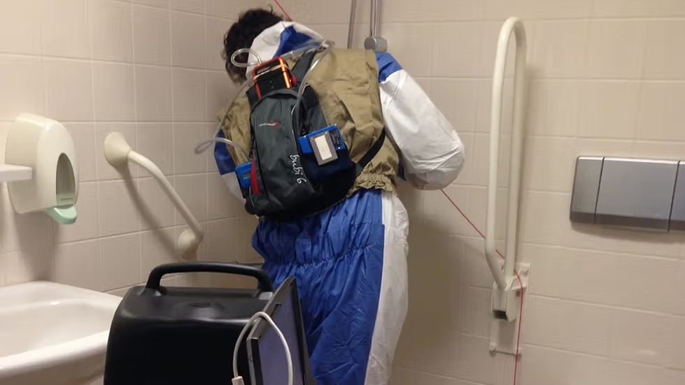 Impregneren van tegelwanden en armaturen in Ziekenhuis Nij Smellinghe - Chemona