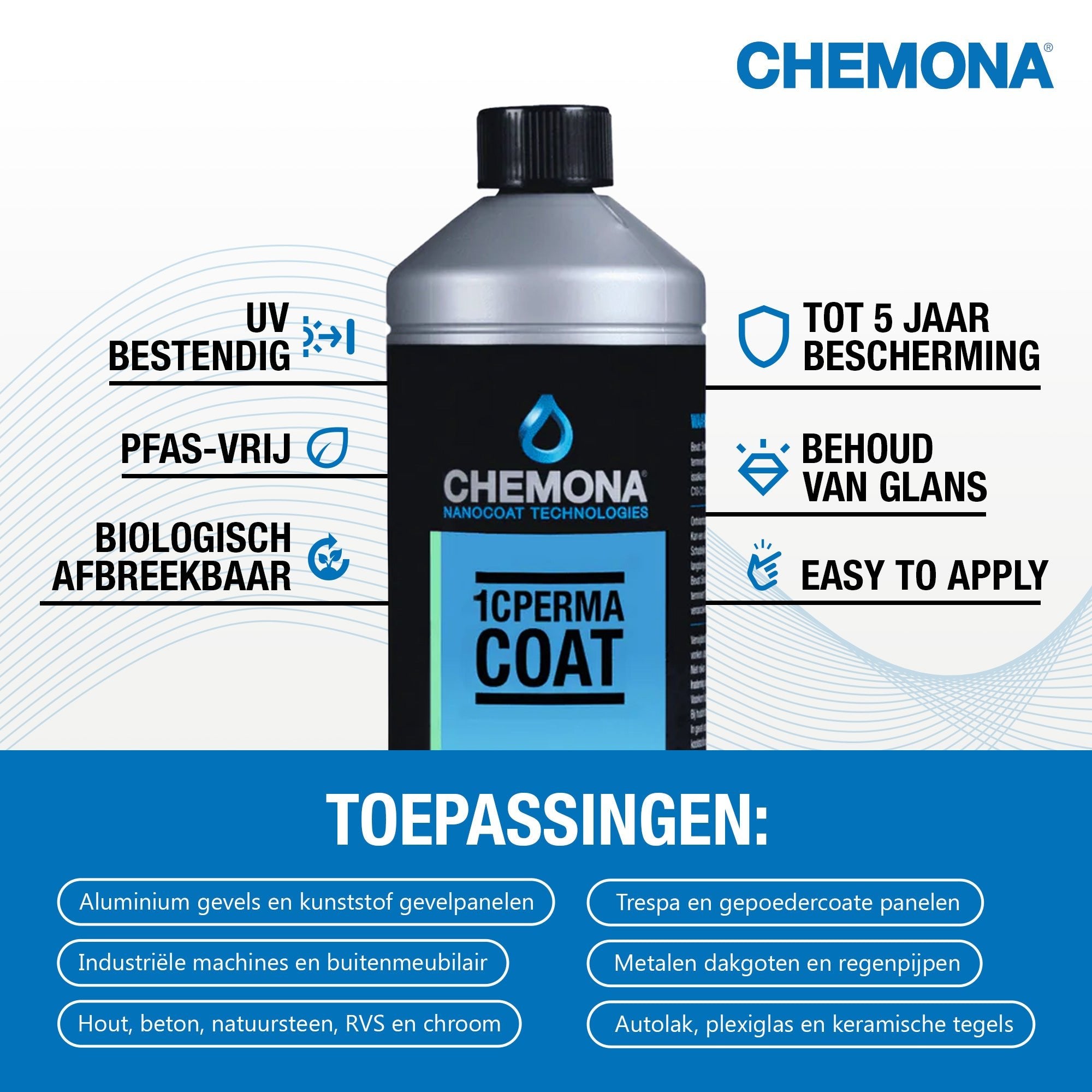 1C Perma Coat - Transparante nano coating - Chemona